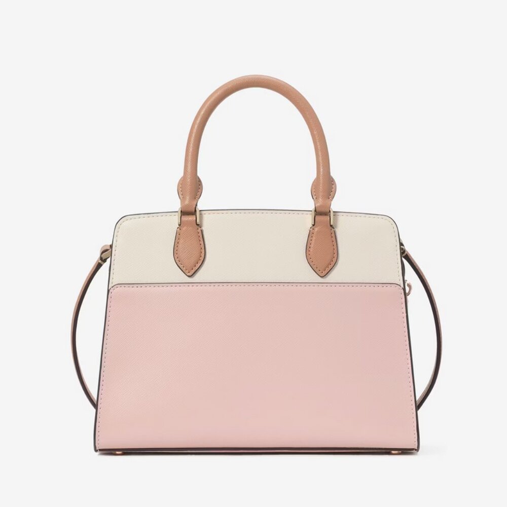 Kate Spade New York Madison Small Satchel Top Handle Crossbody - Rose Smoke - Picture 5 of 6